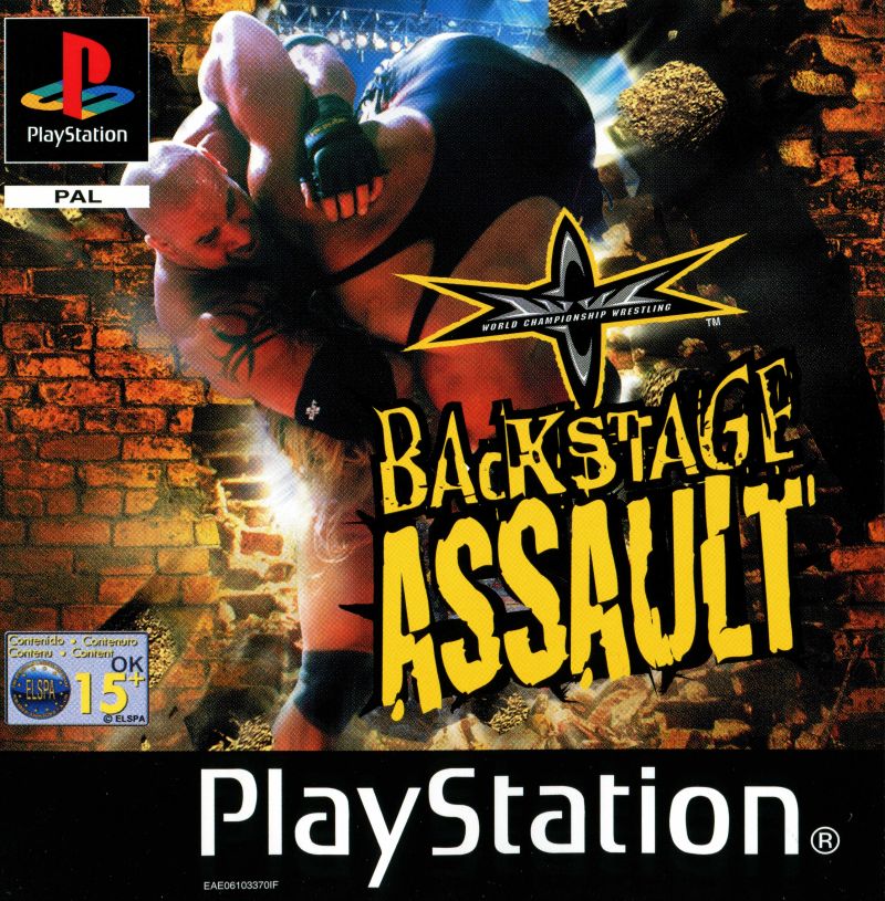 WCW Backstage Assault (USA) PS1 Cover